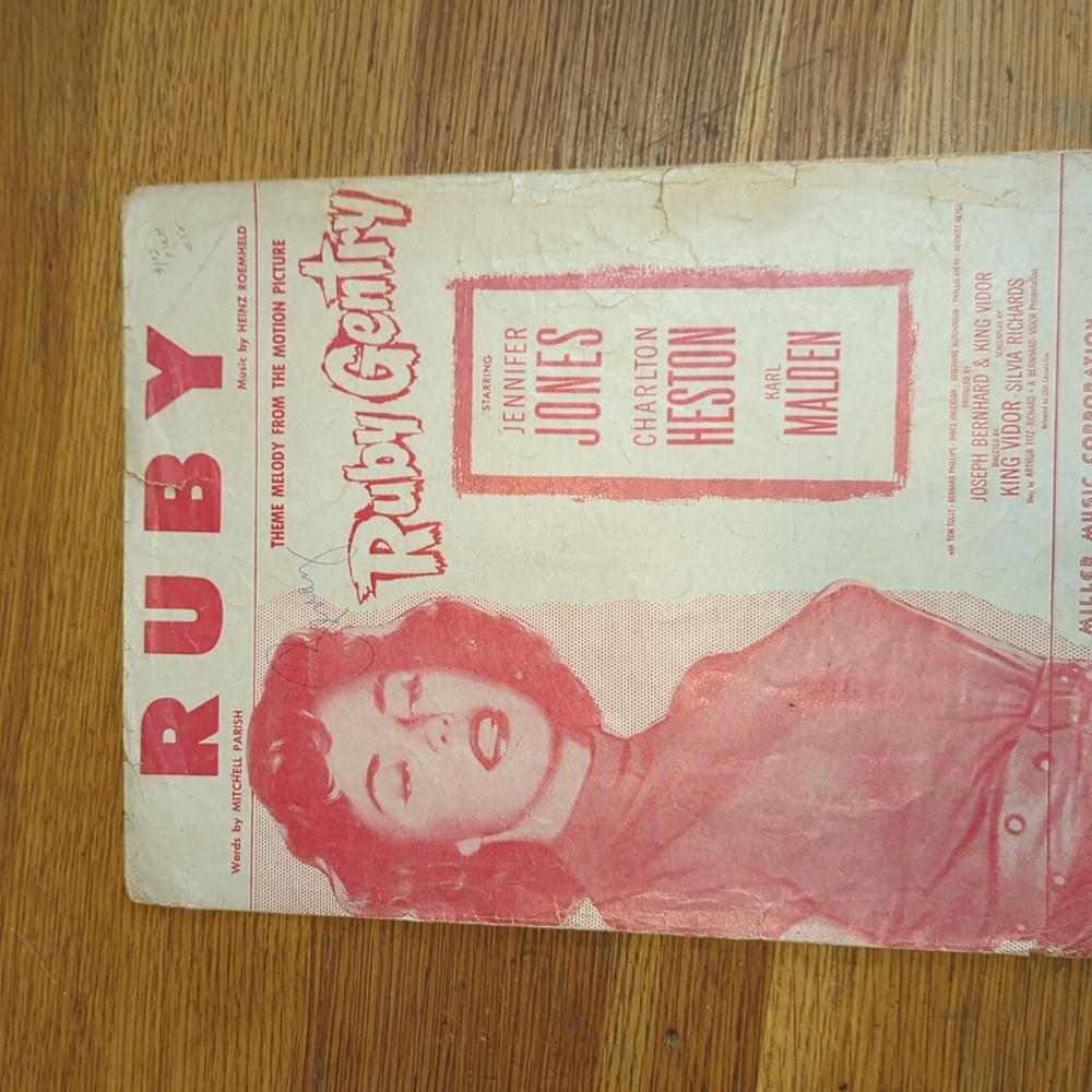 1953 Sheet Music
